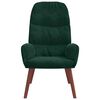 vidaXL Relaxačn&iacute; křeslo tmavě zelen&eacute; samet
