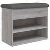 vidaXL Lavice s botn&iacute;kem &scaron;ed&aacute; sonoma 62 x 32 x 50 cm kompozitn&iacute; dřevo