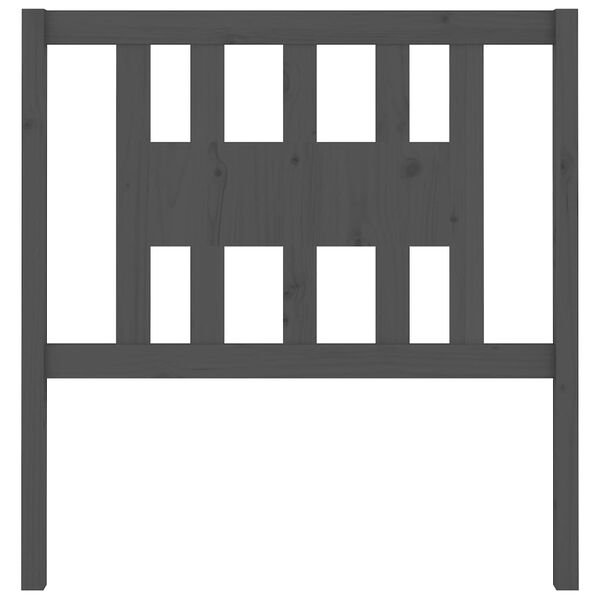 vidaXL Čelo postele &scaron;ed&eacute; 96 x 4 x 100 cm masivn&iacute; borovice