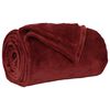vidaXL Dekoračn&iacute; deky 6 pcs Bordeaux červen&aacute; 220 x 240 cm Fleece