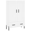 vidaXL Skř&iacute;ň highboard b&iacute;l&aacute; 69,5 x 31 x 115 cm kompozitn&iacute; dřevo