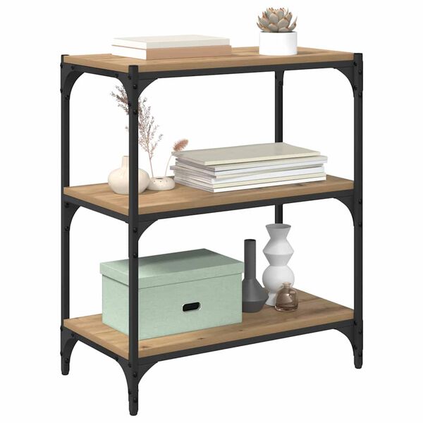 vidaXL Knihovna dub artisan 60 x 33 x 70,5 cm