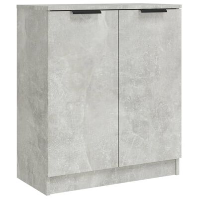 vidaXL Příborníky 2 ks betonově šedé 60 x 30 x 70 cm kompozitní dřevo
