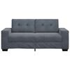 vidaXL Loveseat Sofa Tmavě &scaron;ed&aacute; 180x77x82 cm samet