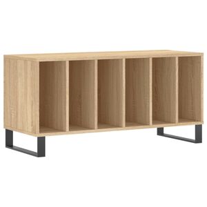 vidaXL Skř&iacute;ňka na LP desky dub sonoma 100x38x48 cm kompozitn&iacute; dřevo