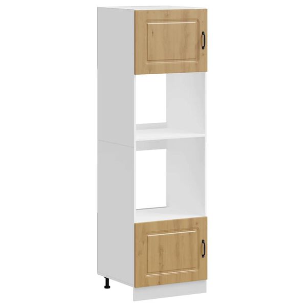 vidaXL Skř&iacute;ňky na troubu 2 ks "Kalmar" Artisan Dub, dřevěn&eacute; uhl&iacute;