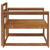vidaXL Venkovn&iacute; středn&iacute; pohovka Masivn&iacute; ak&aacute;tov&eacute; dřevo Př&iacute;rodn&iacute;