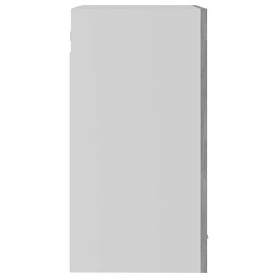 vidaXL Horní skříňka prosklená betonově šedá 40x31x60 cm dřevotříska