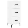 vidaXL Skř&iacute;ň highboard b&iacute;l&aacute; 34,5 x 34 x 180 cm kompozitn&iacute; dřevo