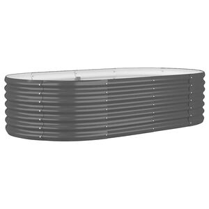 vidaXL Vyv&yacute;&scaron;en&yacute; z&aacute;hon pozinkovan&aacute; ocel 152x80x36 cm antracitov&yacute;