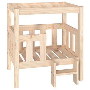vidaXL Pel&iacute;&scaron;ek pro psy 65,5x50,5x70 cm masivn&iacute; borovice