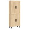 vidaXL Skř&iacute;ň highboard dub sonoma 69,5 x 34 x 180 cm kompozitn&iacute; dřevo
