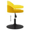 vidaXL Mas&aacute;žn&iacute; stolička hořčicově žlut&aacute; samet