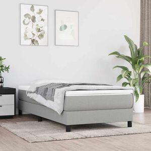 vidaXL Ta&scaron;tičkov&aacute; matrace středn&iacute; tvrdost světle &scaron;ed&aacute; 80 x 200 x 20 cm textil