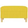 vidaXL Podnožka světle žlut&aacute; 70 x 55 x 41 cm textil