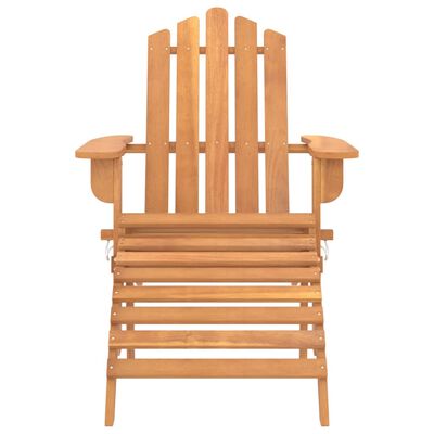 vidaXL Zahradní židle Adirondack s podnožkou masivní akáciové dřevo