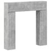 vidaXL R&aacute;m krbu Betonově &scaron;ed&aacute; 102 x 18 x 100,5 cm Kompozitn&iacute; dřevo