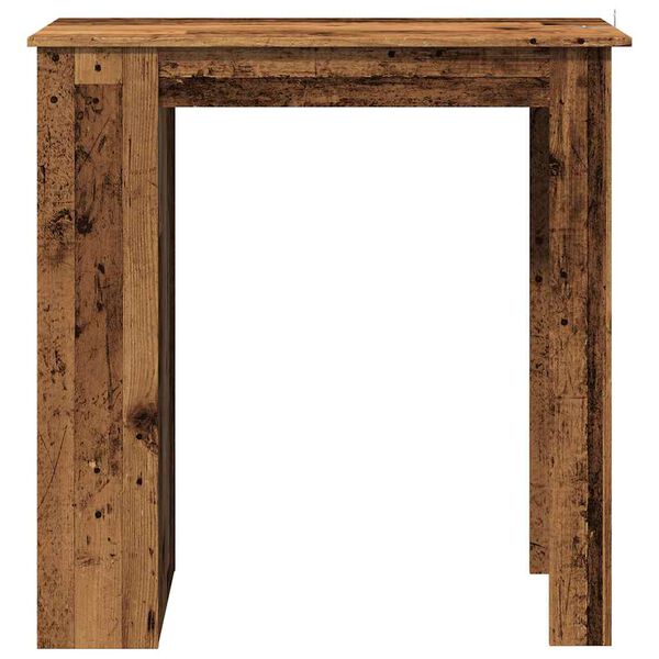 vidaXL Barov&yacute; stůl s &uacute;ložn&yacute;m reg&aacute;lem old wood 102 x 50 x 103,5 cm