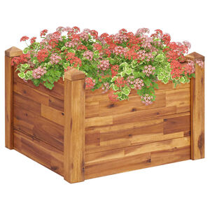 vidaXL Zahradn&iacute; vyv&yacute;&scaron;en&yacute; z&aacute;hon 60 x 60 x 44 cm masivn&iacute; ak&aacute;ciov&eacute; dřevo