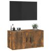 vidaXL N&aacute;stěnn&aacute; TV skř&iacute;ňka kouřov&yacute; dub 80 x 34,5 x 40 cm