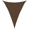 vidaXL St&iacute;n&iacute;c&iacute; plachta 160 g/m&sup2; hněd&aacute; 3 x 4 x 4 m HDPE