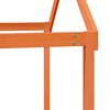 vidaXL Střecha na dětskou postel hnědá 217x95,5x159 cm borové dřevo
