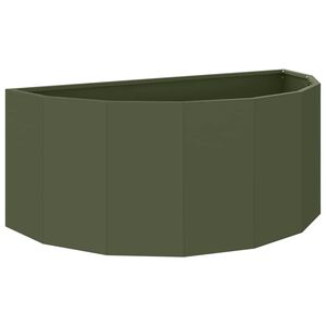 vidaXL Truhl&iacute;k Olivově zelen&aacute; 90 x 45 x 35 cm Ocel