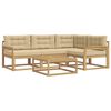 vidaXL Venkovn&iacute; pohovkov&aacute; souprava 5 pcs B&iacute;l&aacute; a b&eacute;žov&aacute; 79 x 79 x 37 cm