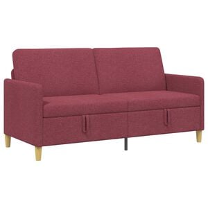 vidaXL Sofa s &uacute;ložn&yacute;m prostorem V&iacute;no Červen&eacute; 172 x 78 x 87 cm