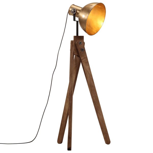 vidaXL Stojac&iacute; lampa 25 W staromosaz 45 x 45 x 120 cm E27