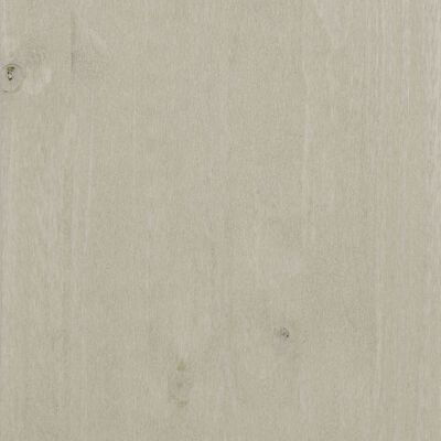 vidaXL Botník HAMAR bílý 85 x 40 x 108 cm masivní borovice