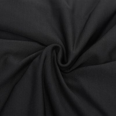 vidaXL Strečový potah na pohovku černý polyesterový žerzej