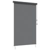 vidaXL Roleta Světle &scaron;ed&aacute; 140 x 250 cm Textil a hlin&iacute;k