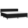 vidaXL Box spring postel s matrac&iacute; čern&aacute; 200x200 cm textil