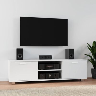 vidaXL TV skříňka bílá 120x40,5x35 cm kompozitní dřevo