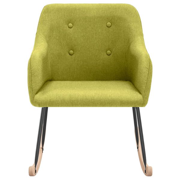 vidaXL Houpac&iacute; křeslo zelen&eacute; textil