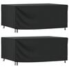 vidaXL Plachty na zahradn&iacute; n&aacute;bytek 2 ks čern&eacute; 225x143x90cm nepromokav&eacute;