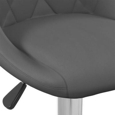 vidaXL Barová židle tmavě šedá samet