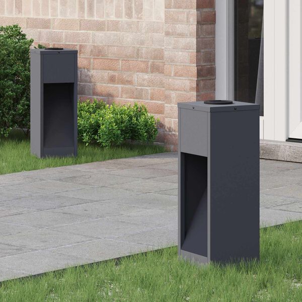 vidaXL Solární LED osvětlení cesty 2 pcs Antracit