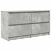 vidaXL TV skř&iacute;ňka betonově &scaron;ed&aacute; 100x35x54 cm kompozitn&iacute; dřevo
