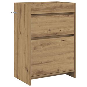 vidaXL Koupelnov&aacute; skř&iacute;ňka pod umyvadlo Dub artisan 56 x 37,5 x 81 cm