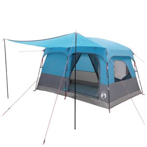 vidaXL Rodinn&yacute; stan 8m&iacute;stn&yacute; Modr&aacute; Polyester