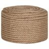 vidaXL Lano 100% juta 12 mm 250 m