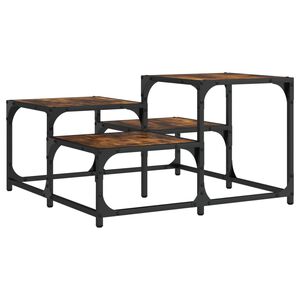 vidaXL Konferenčn&iacute; stolek kouřov&yacute; dub 68 x 68 x 40 cm kompozitn&iacute; dřevo