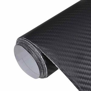 vidaXL F&oacute;lie na auto 3D čern&aacute; 100 x 150 cm
