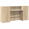 vidaXL Recepčn&iacute; stůl dub sonoma 200x50x103,5 cm kompozitn&iacute; dřevo