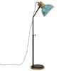 vidaXL Stojac&iacute; lampa 25 W modr&aacute; patina 30 x 30 x 100&ndash;150 cm E27