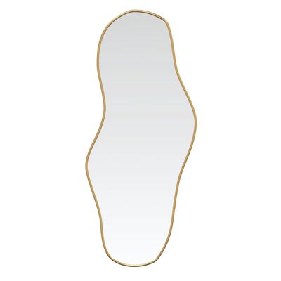 vidaXL Nástěnné zrcadlo zlaté 100 x 45 cm