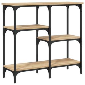 vidaXL Konzolov&yacute; stolek dub sonoma 80 x 29 x 75 cm, konstrukčn&iacute; dřevo