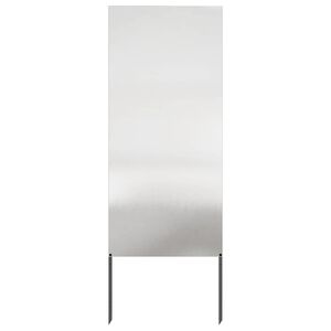 vidaXL Soukrom&iacute; na zahradě Řezac&iacute; Stř&iacute;brn&aacute; 50 x 140 cm Nerezov&aacute; ocel